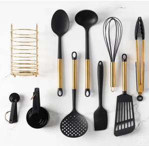18-Piece Nylon Cooking Utensils with Measuring Cups and Spoons - Picture 1 of 9