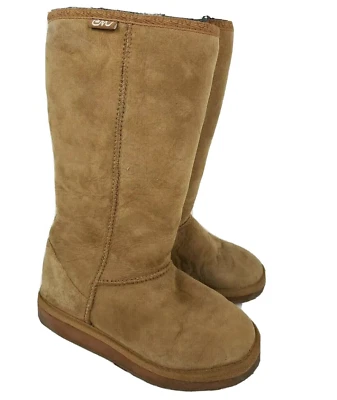 Botas para mujer EMU Australia forradas de piel de oveja marrón talla 5 Foto 1 de 4