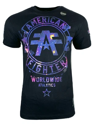 AMERICAN FIGHTER SILVER LAKE GALAXY Men's T-Shirt * - Image 1 of 4