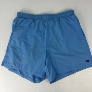 PrAna Peak To Pavement Lined Shorts Mens Size XL Light Blue $85 - Picture 1 of 6