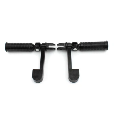 Soporte de reposapiés de montaje macho negro para Harley Davidson Sportster Foto 1 de 4