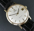 Vintage Omega Geneve Automatic 9k 375 Gold Quickset Cal 565 watch