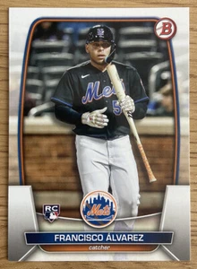 2023 Bowman #49 Francisco Alvarez RC New York Mets - Picture 1 of 2
