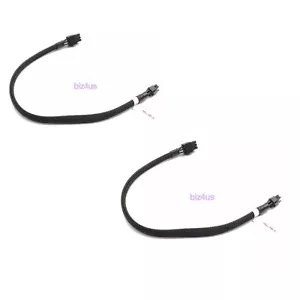 2PCS Mini 6 Pin To PCIE 6 Pin Video Card Power Cable Cord Adapter For Mac Pro G5 - Picture 1 of 10
