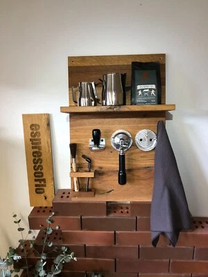 ESPRESSOFLO Wandboard für Siebträger Espressomaschinen ROCKET ECM E61 BEZZERA Barista