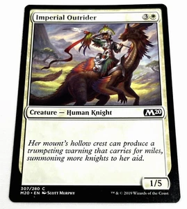Magic the Gathering Imperial Outrider Core Set 2020 307/280 Regular Common Card - Picture 1 of 9