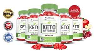 Slimlife Evolution Keto Extreme 2000MG ACV Gummies Slim Life Gummies 5 Pack - Picture 1 of 6