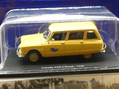 CITROEN AMI 6 BREAK "LA POSTE" 1968 1/43éme Atlas Neuf Boite D'Origine - Photo 1/4