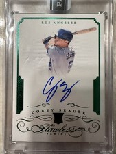 2016 Panini Flawless Corey Seager Auto 1/1 2021 Repack Black Box Card Dodgers
