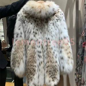 Autumn and Winter New Fox Fur Coat Women's Medium Long Fashion Leopard Fur Coat - Picture 1 of 10