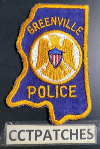 GREENVILLE, MISSISSIPPI POLICE STATE FORM SCHULTERAUFNÄHER MS - Bild 1 von 2