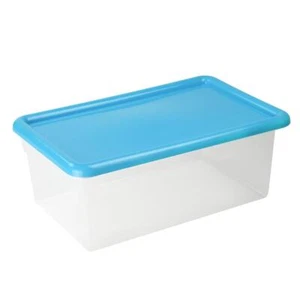 Contenedor de plástico con tapa de color, contenedores de almacenamiento de plástico de 5 quilates - Imagen 1 de 6