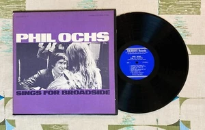 Phil Ochs LP Sings for Broadside 1976 Folkways VG+/EX - Picture 1 of 2