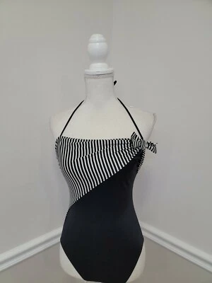 Traje de baño completo vintage Dune Deck de 1 pieza traje de baño negro/talla 12 Foto 1 de 4