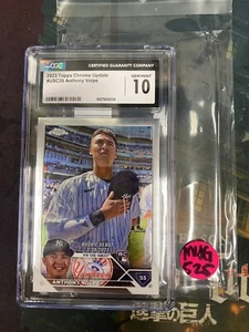 ANTHONY VOLPE 2023 TOPPS CHROME UPDATE #USC35 CGC 10 - Picture 1 of 2