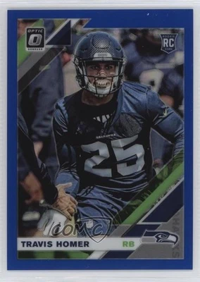 2019 Panini Donruss Optic Rookies Blue Prizm /150 Travis Homer #148 Rookie RC - Image 1 of 2