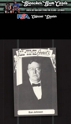 1973-80 TCMA All-Time Greats Postcards NNO Ban Johnson - Image 1 of 2