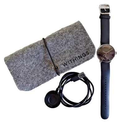 withings scanwatch 2 38mm schwarz mit Zubehör wie Ladegerät & Tasche mit defekt - Bild 1 von 4