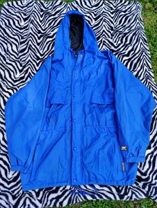 Helly Hansen Jacke Herren XL blau Outdoor Kapuze belüftet Regenmantel Packable Rig - Bild 1 von 17