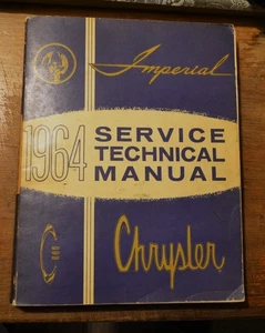 VTG 1964 Service Manual Chrysler Imperial OEM Original 81-070-4150 - Bild 1 von 3