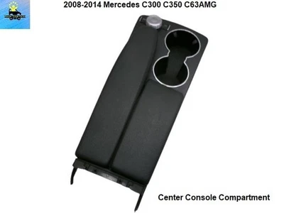 20468006399F59 08 to 14 Mercedes Benz C300 C350 Center Console Armrest Cupholder - Image 1 of 4
