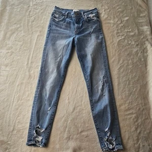 Agolde Jeans Los Angeles Damen 24 Fransen Distressed Denim - Bild 1 von 16