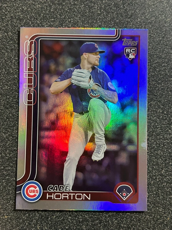2025 Topps Update Cade Horton RC #US140 Rainbow Foil Parallel - Image 1 of 1