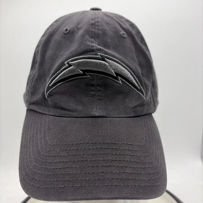 Los Angeles Chargers Ball Hat Football Cap Charcol Gray StrapBack 47 NFL - Image 1 of 4