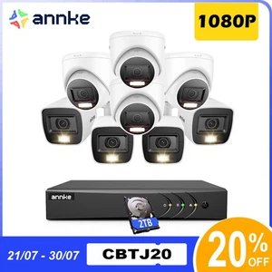 ANNKE 1080P HD 8CH DVR Home CCTV Security Camera System IR & Color Night Vision - Picture 1 of 29