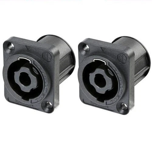 2x Neutrik NL4MPXX 4 polos Speakon chasis montaje en panel conector terminal de altavoz Foto 1 de 1