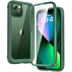 For iPhone 13 Case, Full Body Rugged Case with Built-in Touch Sensitive (Green) - Picture 1 of 7
