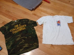 Vintage T-Shirts - "Ich bin eine Bergmannstochter + Papagei aus Cabo San Lucas - Bild 1 von 5