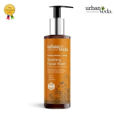 Urban Veda Sandalwood Botanics Daily Soothing Facial Wash 150ml– Gentle Cleanser