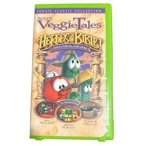 VHS - Veggie Tales - Heroes of the Bible: Stand Up Stand Tall Stand Strong (2002) - Bild 1 von 4