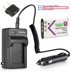 Kastar Battery Travel Charger for Sony NP-BY1 NPBY1 & Sony Mini HDR-AZ1vb Camera - Picture 1 of 11