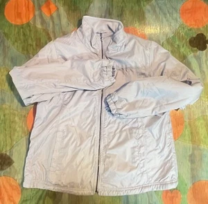 Norm Thompson Reversible Polyester Fleece Full Zip Jacket Women's Medium Gray - Picture 1 of 6