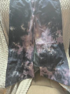 Tractr Kids' Tie Dye High Rise Wide Leg Crop Pants Lavender Blue Size 10 NWT - Picture 1 of 6