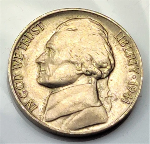 1941 D  Jefferson Nickel - Full Steps Cover