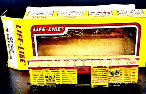 Live- like HO scale Train the Katy cattle car M-K-T 4702 new old stock - Picture 1 of 6