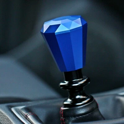 SSCO MATTE BLUE DM 210 GRAMS SHIFT KNOB SHIFTER DIAMOND WEIGHTED - Image 1 of 4