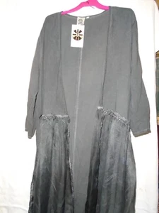 Womens Duster jacket, Silk,Passport to Peru New with tags.Boho,size S/M - Picture 1 of 7