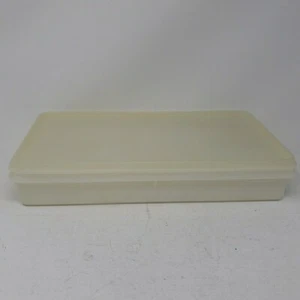 TUPPERWARE 794 Sheer Deli Bacon Keeper Container With Lid 795 Vintage - Picture 1 of 8