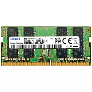 Samsung 16GB DDR4 3200 MHz PC4-25600 SODIMM Laptop Speicher RAM (M471A2K43DB1-CWE) - Bild 1 von 1
