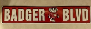 Wisconsin Badger Blvd. College sign. - Picture 1 of 1