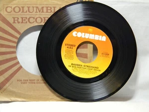 BARBRA STREISAND THE MAIN EVENT/FIGHT / INSTRUMENTAL 45 RPM RECORD 031 - Picture 1 of 2