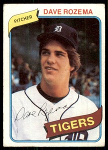 1980 Topps Dave Rozema #288