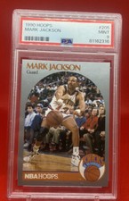 1990-91 Hoops Mark Jackson#205 Menendez Brothers  PSA 9 Mint Knicks