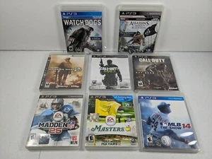 Lot of 8 PS3 games good condition MIX Genre collection - Picture 1 of 10