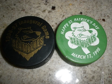 IHL International Hockey Puck MISSISSIPPI SEA WOLVES (you choose) Cover