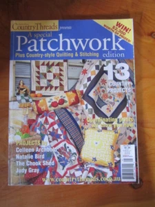 MAGAZINE AUSTRALIAN COUNTRY THREADS PATCHWORK VOL. 4 NO. 11 GREAT ** MUST SEE - Picture 1 of 2